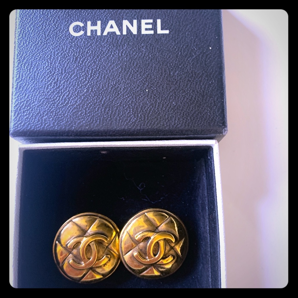 Authentic Vintage Chanel Earrings